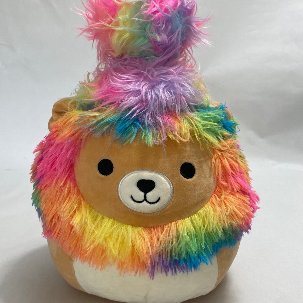 Squishmallows Rainbow Bear Stuffed Animal